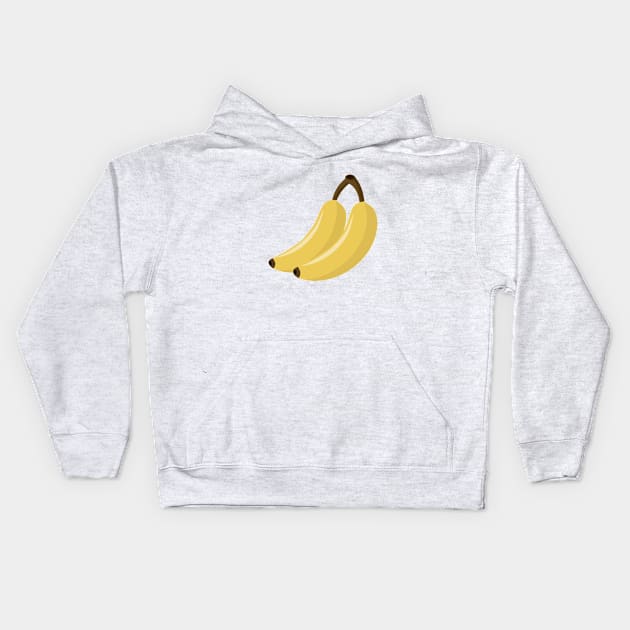 Banana Buddies: A Peel of a Pair Kids Hoodie by Salaar Design Hub